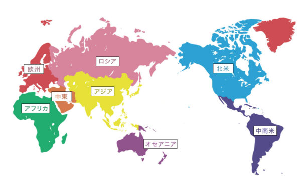 世界の日本食レストラン数
